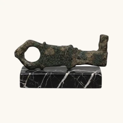 Romain antique – Clé en bronze (Ier–IIIe siècle apr. J.-C.) – Avec certificat d’authenticité - vue 1