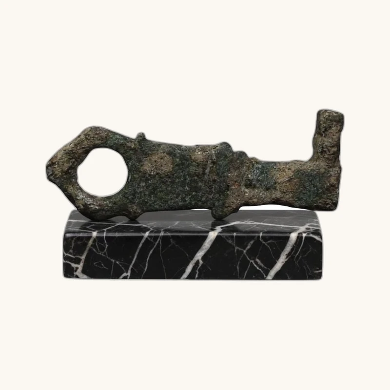 Romain antique – Clé en bronze (Ier–IIIe siècle apr. J.-C.) – Avec certificat d’authenticité - vue 1