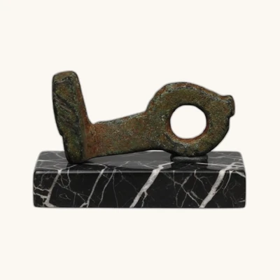 Clé romaine en bronze - Avec Certificat d'Authenticité - vue 1