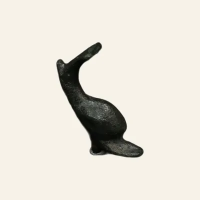 Reverse, of the Statuette de dauphin, for Ancient Rome – Bronze Statuette of a Dolphin – Certificate of Authenticity...