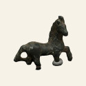 Statuette de cheval romaine — bronze