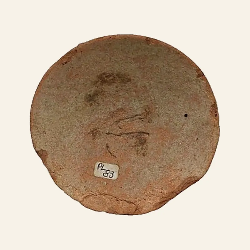 Obverse, for Ancient Roman Pottery Urn Lid, 1er-3e siècle ap. J.-C.