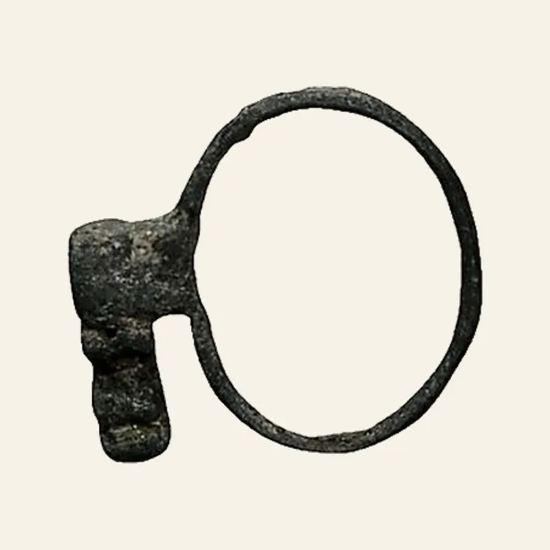 Avers, pour Romain antique Bronze Porte-clés – 1er au 3e siècle après J.-C., 1er-3e siècle après J.-C.