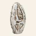 Avers, du Cauroid, pour Cauroid en stéatite à uraeus et motifs floraux – Égypte ancienne, Nouvel...