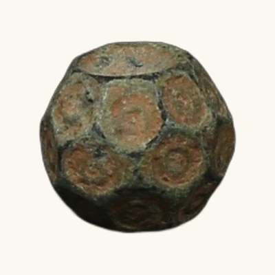 Empire byzantin – Poids polyédrique en bronze (Xe–XIIIe siècle) – Avec certificat d’authenticité - vue 4
