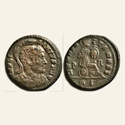 Reverse, of the follis, for LICINIUS I (308-324). follis. Rome., mint of Rome, 308-324
