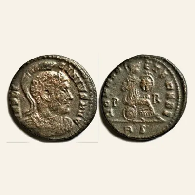 Reverse, of the follis, for LICINIUS I (308-324). follis. Rome., mint of Rome, 308-324