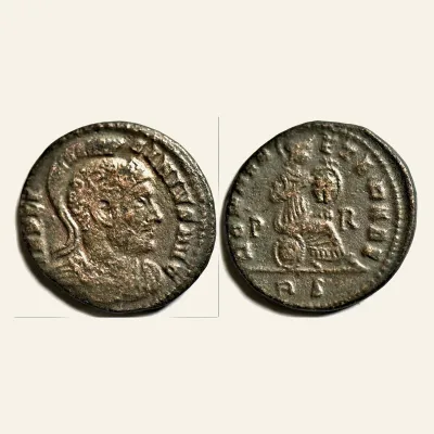 Reverse, of the follis, for LICINIUS I (308-324). follis. Rome., mint of Rome, 308-324