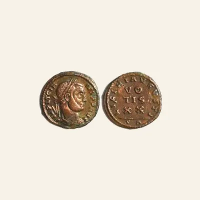 Reverse, of the follis, for LICINIUS I (308-324). follis. Rome., mint of Rome, 308-324