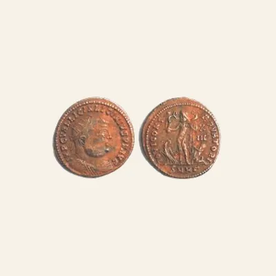 Reverse, of the follis, for LICINIUS I (308-324). follis. Rome., mint of Rome, 308-324