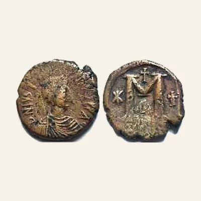 Reverse, for Justinian I. Siliqua (Silver, 1.17 g), Carthage, 533-537., mint of Carthage, 533-537
