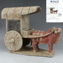 Chine, dynastie Qi du Nord — char à bœuf — 550 - 577 ap. J.-C., 550 - 577 ap. J.-C.