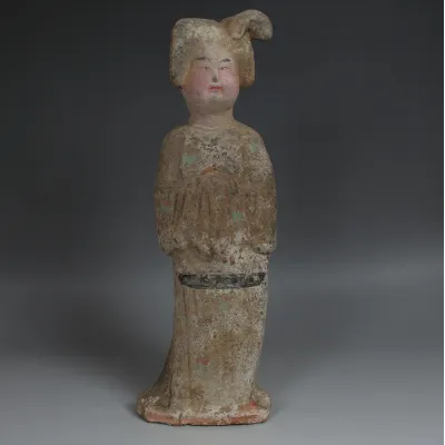 Reverse, for Chinese, Tang Dynasty — Statuette of a Fat Lady — 618 - 907 A.D, 618 - 907 A.D