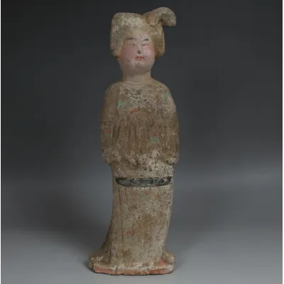 Reverse, for Chinese, Tang Dynasty — Statuette of a Fat Lady — 618 - 907 A.D, 618 - 907 A.D