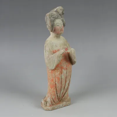 Revers, pour Chinese, Tang Dynasty — Statuette of a Fat Lady — 618 - 907 ap. J.-C., 618 - 907 ap. J.-C.