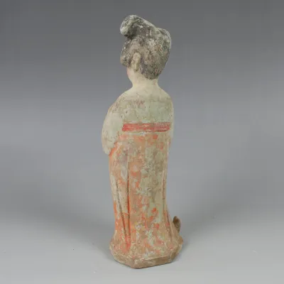 Revers, pour Chinese, Tang Dynasty — Statuette of a Fat Lady — 618 - 907 ap. J.-C., 618 - 907 ap. J.-C.