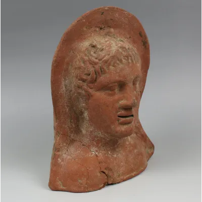 Revers, pour Étrusque — Anatomical votive model of a head — 5e - 4e siècle av. J.-C., 5e - 4e siècle av. J.-C.