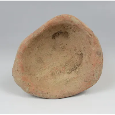 Reverse, for Etruscan — Anatomical votive model of a pudendum muliebre — 5th - 4th Century B.C, 5th - 4th Century B.C
