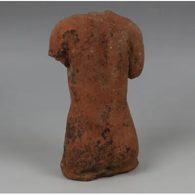 Reverse, for Etruscan — Anatomical votive model of a torso — 5th - 4th Century B.C, 5th - 4th Century B.C