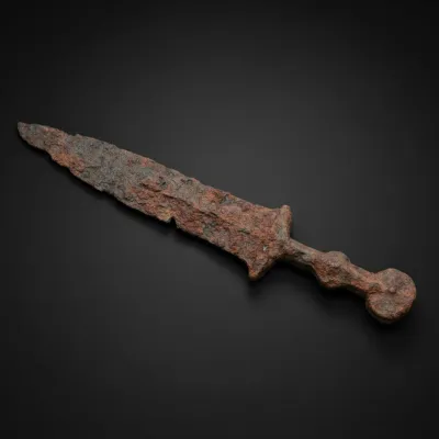 Obverse, for Roman — Dagger 'Pugio', Type Period I — Republic, 1st Century B.C, Republic, 1st Century B.C