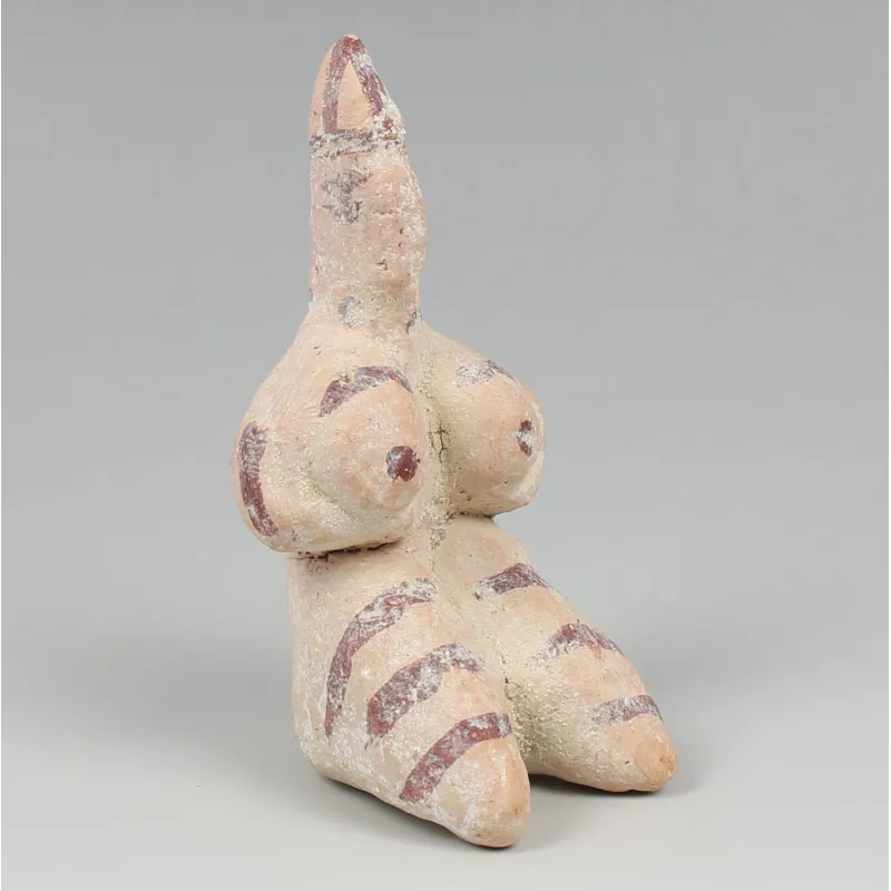 Obverse, for Chalcolithic, Tell Halaf — Fertility figurine — 6th millenium B.C, 6th millenium B.C