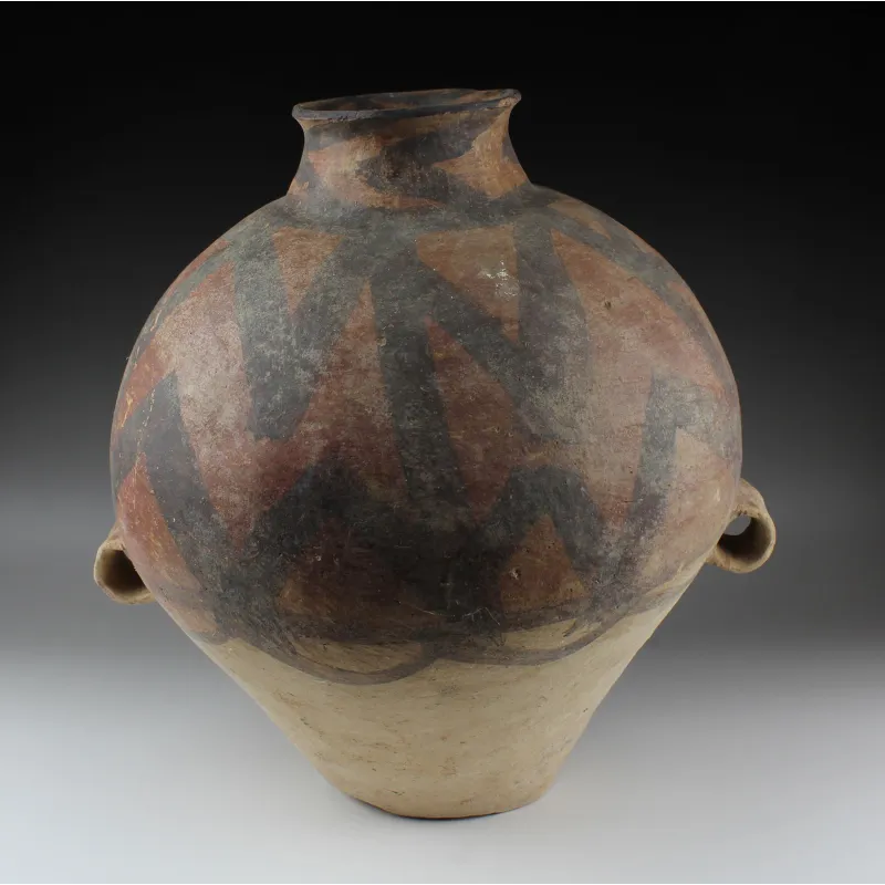 Avers, pour Chinese, Neolithic — Decorated ovoid pot — Majiayao, Machang period, 2300 - 1800 av. J.-C., Majiayao, Machang...