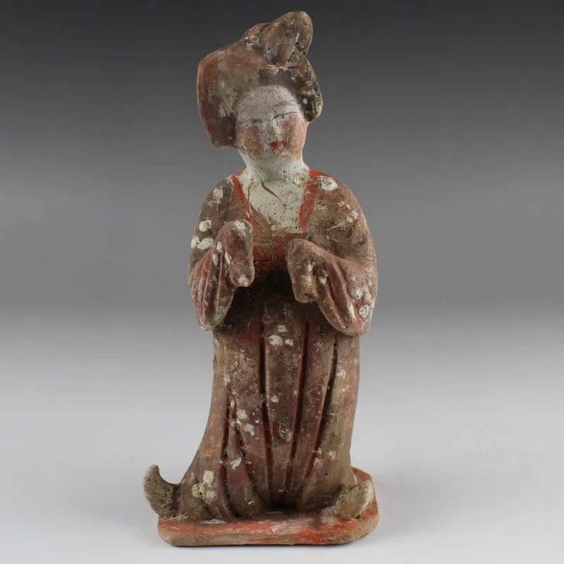 Avers, pour Chinese, Tang Dynasty — Statuette of a Fat Lady — 618 - 907 ap. J.-C., 618 - 907 ap. J.-C.