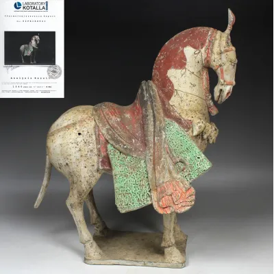 Obverse, for Chinese, Northern Wei Dynasty — Statuette of a horse — 386 - 535 A.D, 386 - 535 A.D