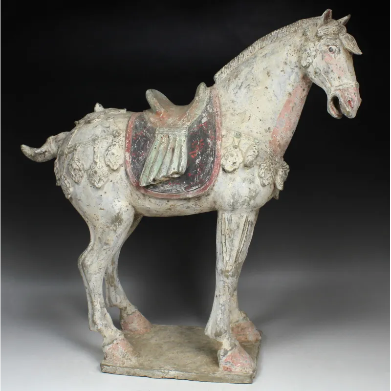 Obverse, for Chinese, Tang Dynasty — Statuette of a horse — 618 - 907 A.D, 618 - 907 A.D
