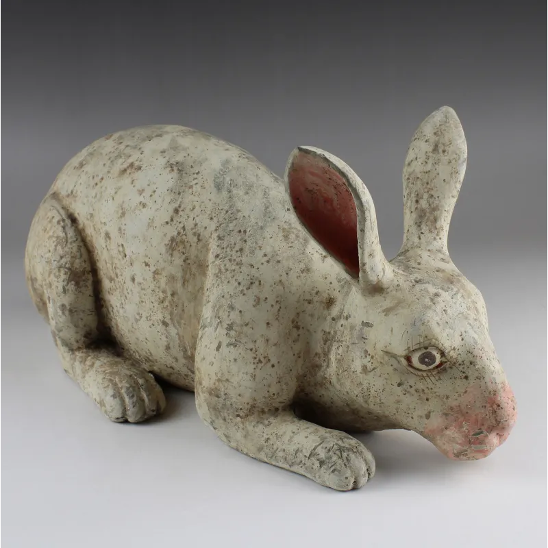 Obverse, for Chinese, Han Dynasty — Statuette of a rabbit — 206 B.C - 220 A.D, 206 B.C - 220 A.D