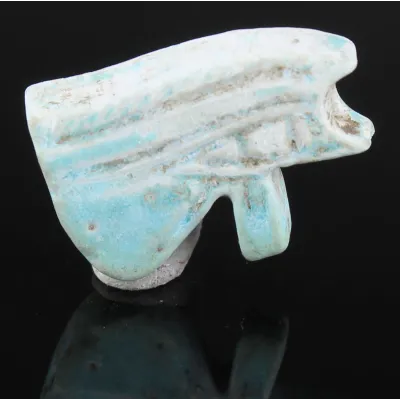Obverse, for Egyptian — Eye of Horus 'Udjat eye' amulet — Late period, 644 - 332 B.C, Late period, 644 - 332 B.C