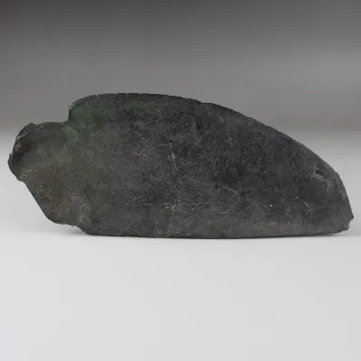 Obverse, for Egyptian, Predynastic Period, Naqada II — Fish shaped cosmetic palette with remains of green eye paint — 3400...