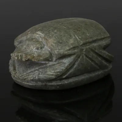 Obverse, for Egyptian, Late period — Heart scarab inscribed with a spell from the Book of the Dead (Chapter 30B) — 664 - 332...