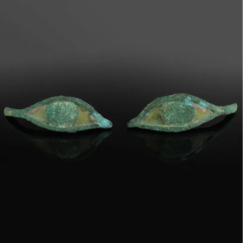 Obverse, for Egyptian — Pair of mummy eyes — Third Intermediate Period - Late Period, 1070 - 332 B.C., Third Intermediate...