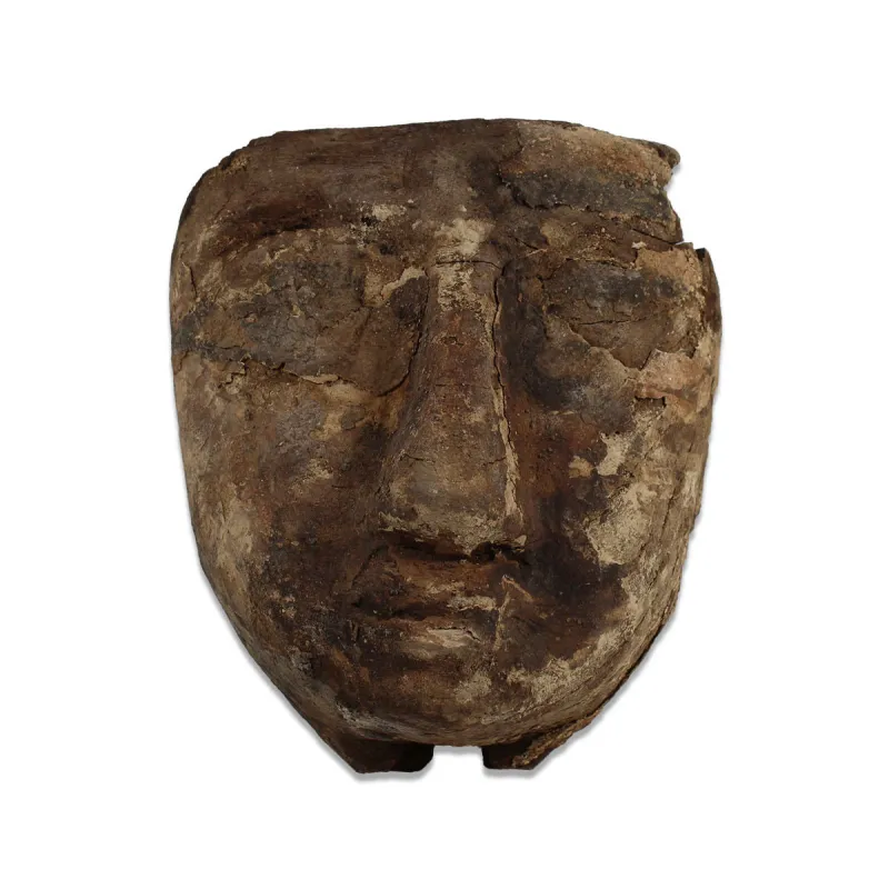 Avers, pour Egyptian, Late period — Mummy mask painted over gesso — 664 - 332 av. J.-C., 664 - 332 av. J.-C.