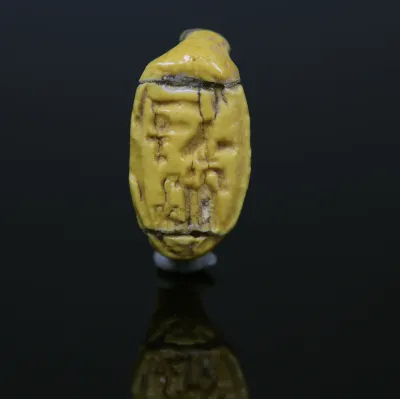 Avers, pour Égyptien — Bague of pharaoh Tutankhamen — New Kingdom, 1334 - 1325 av. J.-C., New Kingdom, 1334 - 1325 av. J.-C.