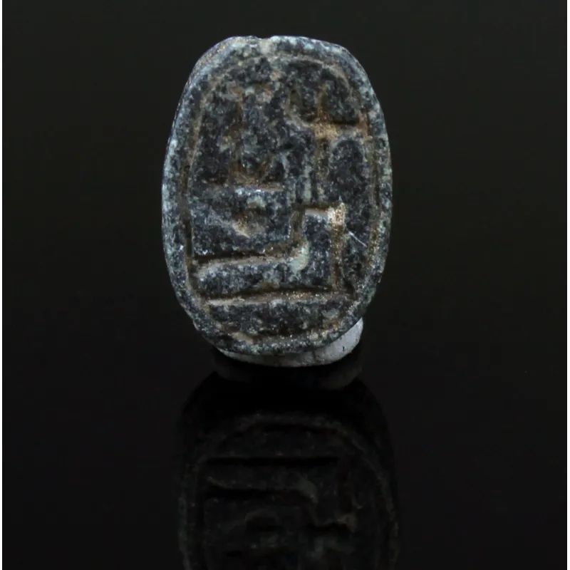 Avers, pour Égyptien — Scaraboïde as a commemorative of Ramesses II or prenomen of Shoshenq III — New Kingdom to Third...
