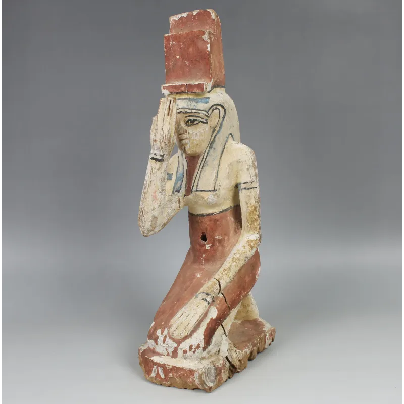 Obverse, for Egyptian, Ptolemaic period — Statuette of mourning Isis — 4th - 1st Century B.C, 4th - 1st Century B.C