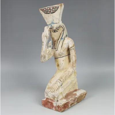 Avers, pour Egyptian, Ptolemaic period — Statuette of mourning Nephthys — 4e - Ier siècle av. J.-C., 4e - Ier siècle av....