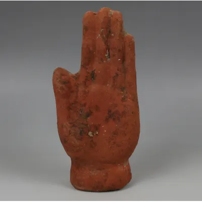 Obverse, for Etruscan — Anatomical votive model of a hand — 5th - 4th Century B.C, 5th - 4th Century B.C