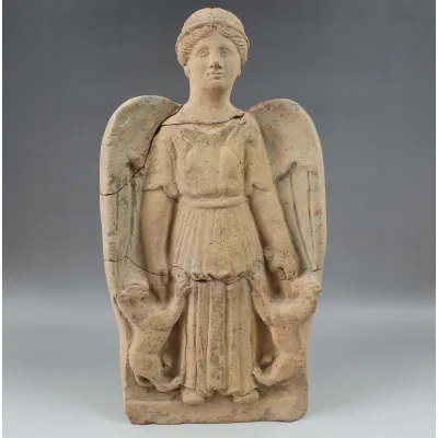 Obverse, for Etruscan — Antefix of Potnia Theron — 3rd - 2nd Century B.C, 3rd - 2nd Century B.C