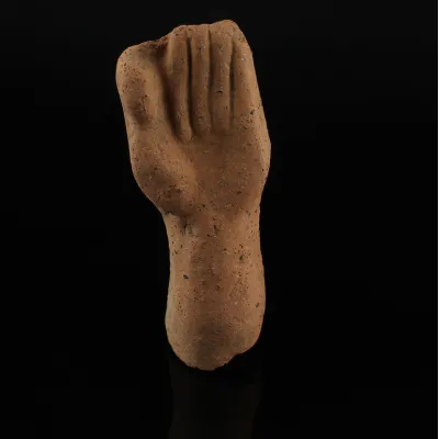 Obverse, for Etruscan — Votive model of a hand — 4th Century B.C, 4th Century B.C