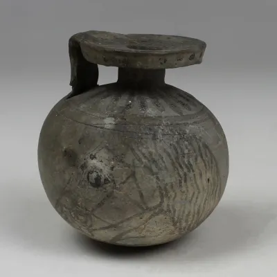 Avers, pour Greek, Corinthian — Aryballos depicting a horse head — 7e siècle av. J.-C., 7e siècle av. J.-C.