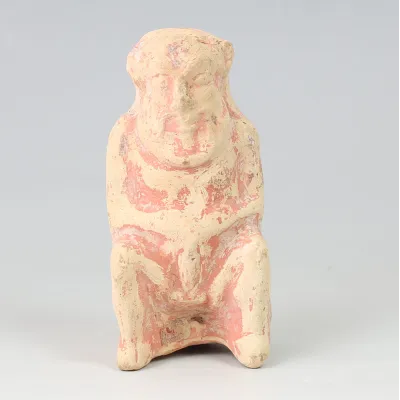 Avers, pour Grec — Figurine of ithyphallic squatting Silenus — 5e siècle av. J.-C., 5e siècle av. J.-C.