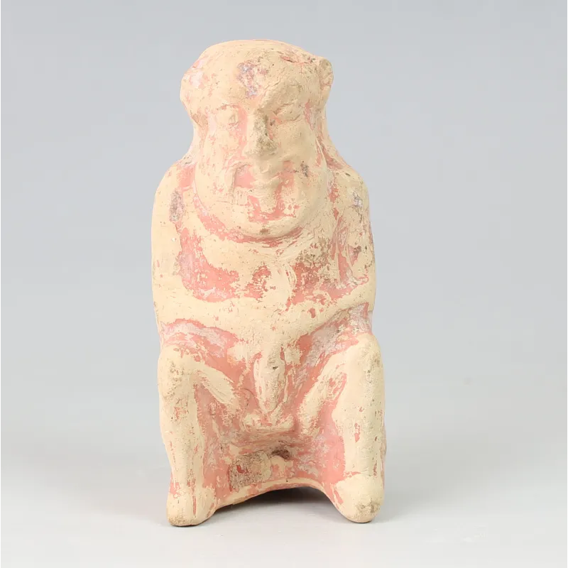 Avers, pour Grec — Figurine of ithyphallic squatting Silenus — 5e siècle av. J.-C., 5e siècle av. J.-C.