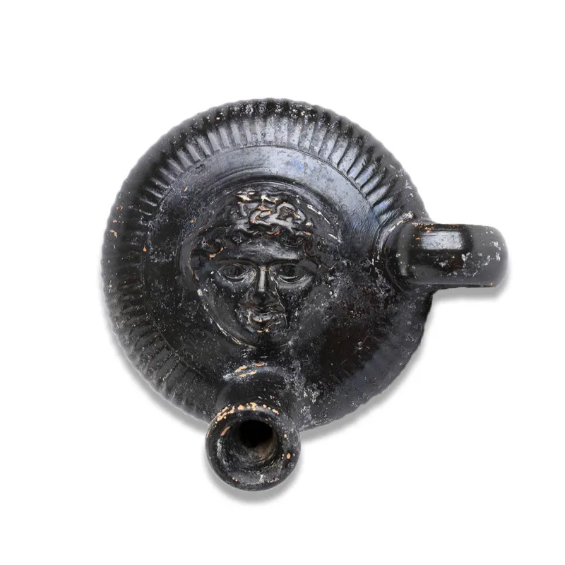 Obverse, for Greek, Magna Graecia — Guttus with Medusa — 4th - 3rd Century B.C, 4th - 3rd Century B.C