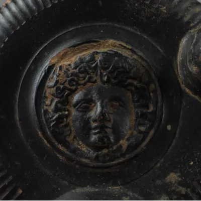 Obverse, for Greek, Magna Graecia — Guttus with Medusa head — 4th - 3rd Century B.C, 4th - 3rd Century B.C