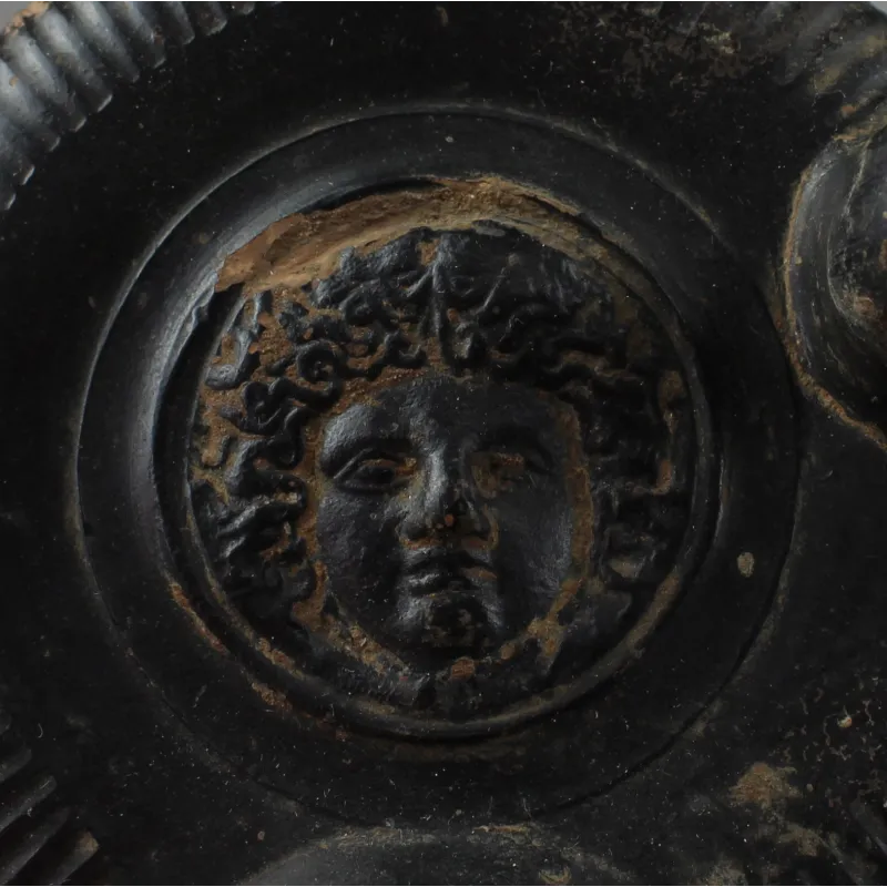 Obverse, for Greek, Magna Graecia — Guttus with Medusa head — 4th - 3rd Century B.C, 4th - 3rd Century B.C