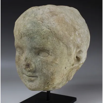 Avers, pour Greek, Hellenistic period — Head of a child — 3e - 2e siècle av. J.-C., 3e - 2e siècle av. J.-C.