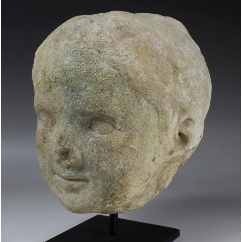 Obverse, for Greek, Hellenistic period — Head of a child — 3rd - 2nd Century B.C, 3rd - 2nd Century B.C